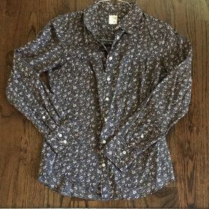 Floral Button Down Blouse